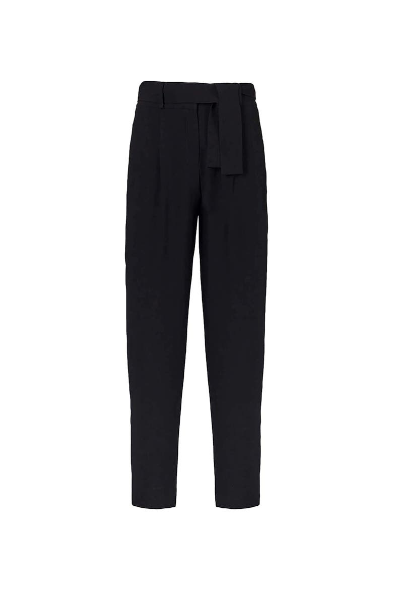 Women 's Pant  Lester Black Cotblack Cotton Cropped Pants With Tailored Fit And Zippered Waistton Cropped Pants With Tailored Fit And Zippered Waist, Alternate, color, Black