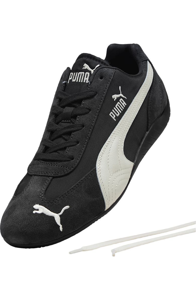 PUMA Speedcat Nylon Sneaker, Alternate, color, Puma Black/ Puma White