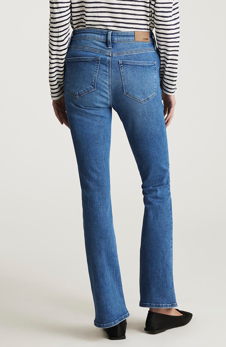 Mavi Jeans Molly Mid Rise Bootcut Jeans, Alternate, color, Mid Brushed Flex Blue