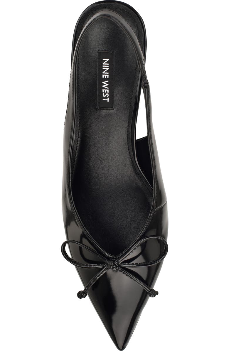 Nine West Evaa Slingback Pointed Toe Kitten Heel Pump, Alternate, color,