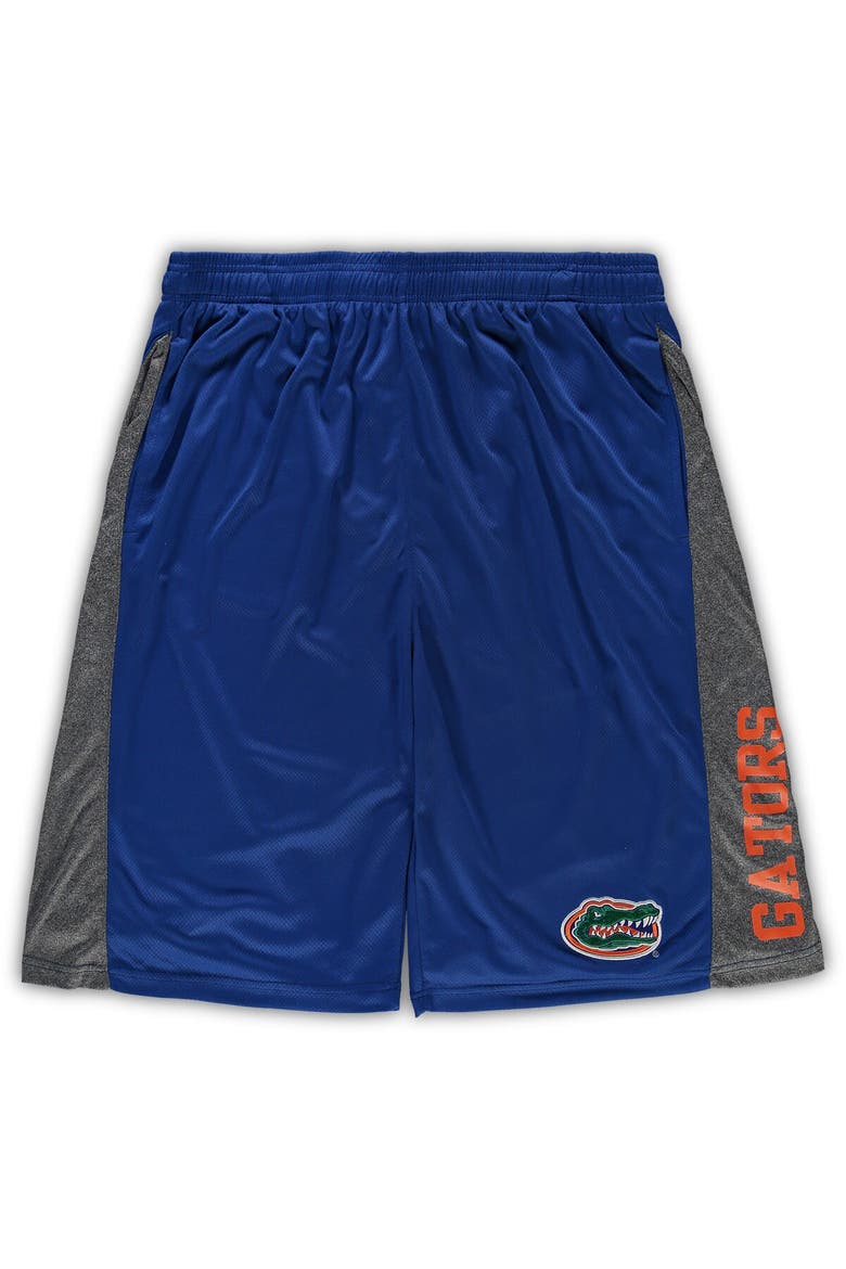 Men's Royal Florida Gators Big & Tall Textured Shorts, Alternate, color, Royal