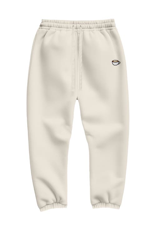 Dalix Womens Cappuccino Midweight Fleece Relaxed Sweatpant