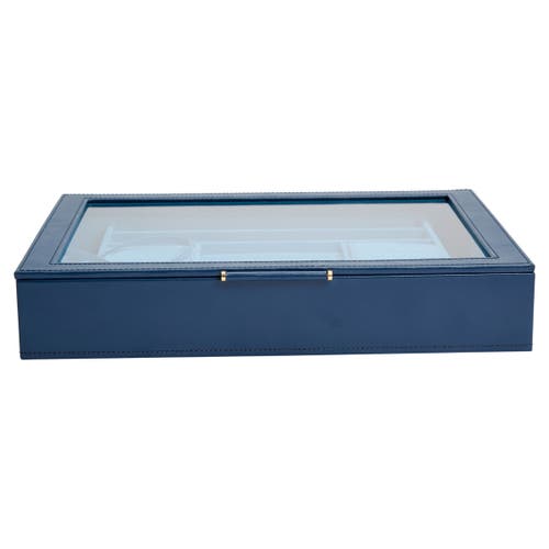 Wolf Sophia Jewelry Box With Window In Indigo