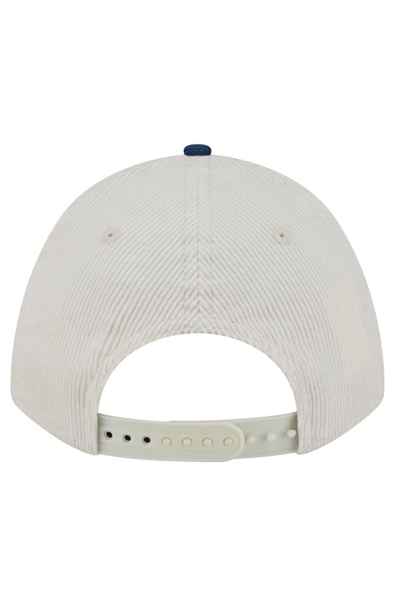 New Era Men's New Era Cream/Navy Dallas Cowboys Sided Corduroy 9FORTY A-Frame Adjustable Hat, Alternate, color, 