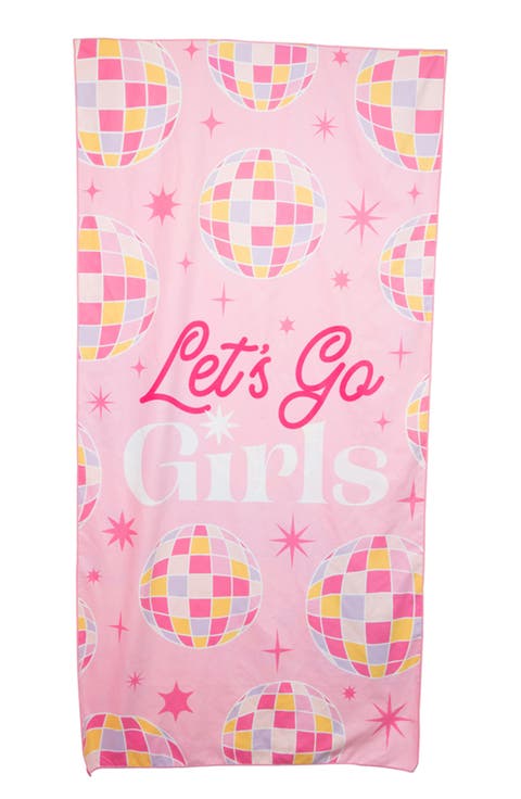 Let's Go Girls Quick Dry Beach Towel