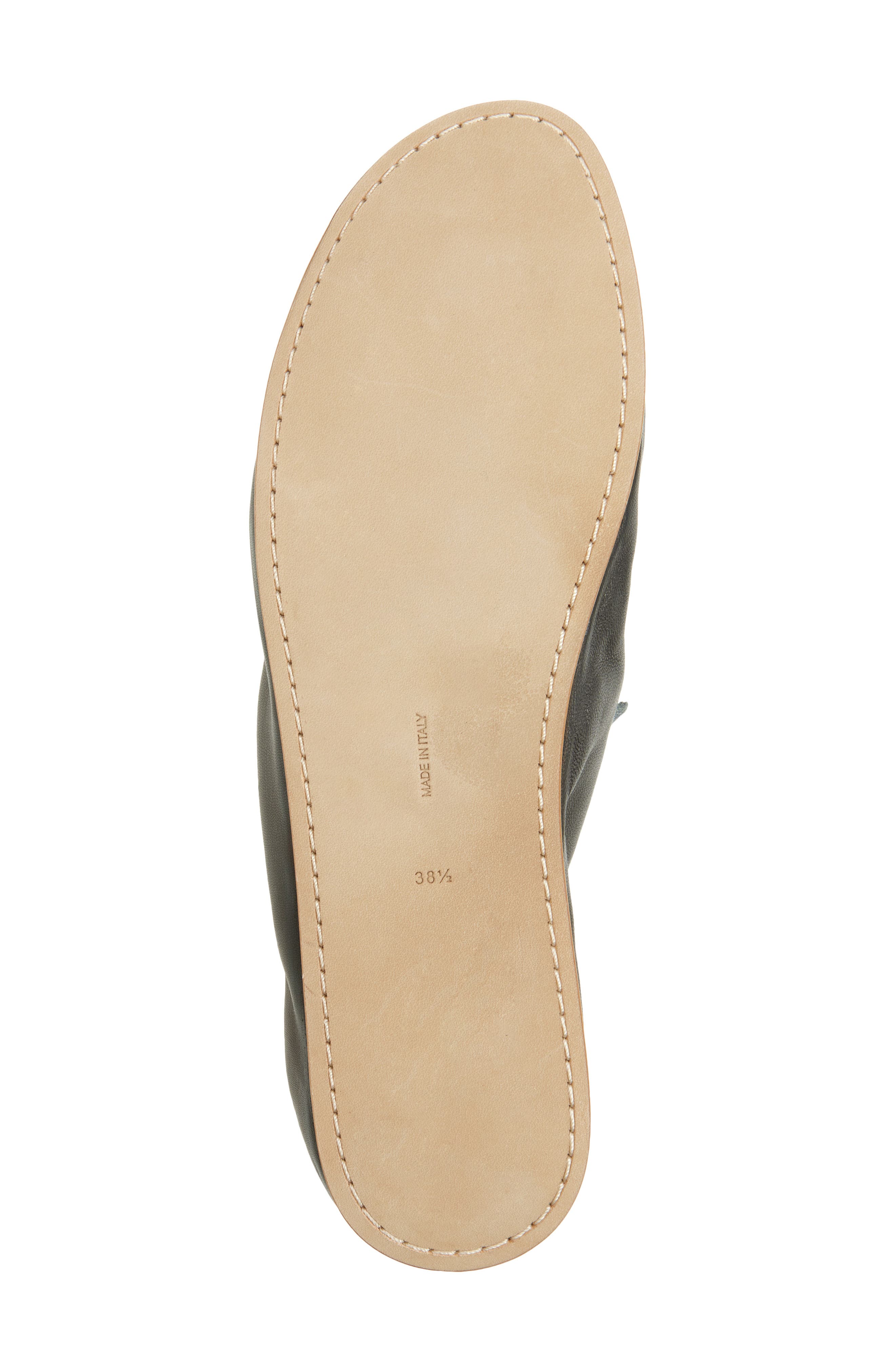 The Row Ballerina Flat, Alternate, color, Black