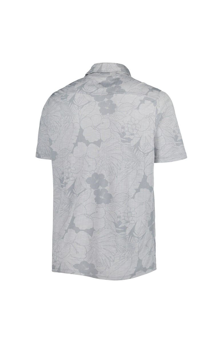Tommy Bahama Men's Tommy Bahama Gray Michigan Wolverines Miramar Blooms Polo, Alternate, color, Gray