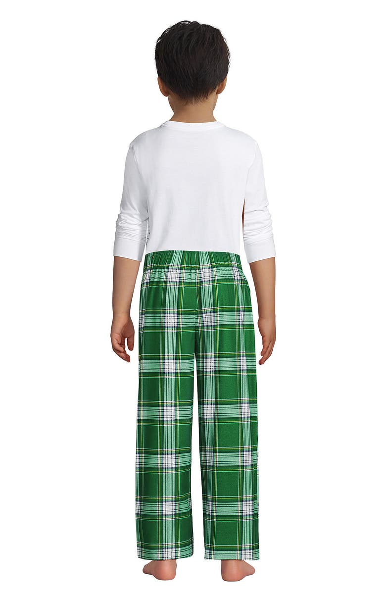 Lands' End Kids Flannel Pajama Pants, Alternate, color, 