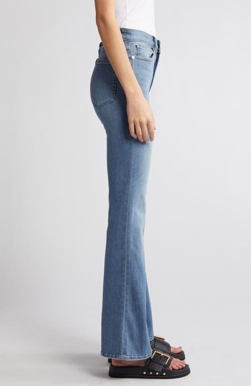 Frame High-rise Flared Jeans With Belt Loops In Anastasia