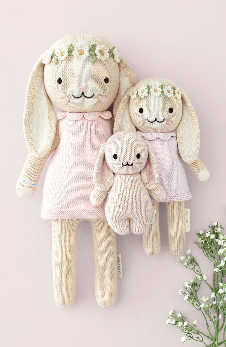 cuddle+kind Little Hannah the Bunny Stuffed Animal, Alternate, color, Violet