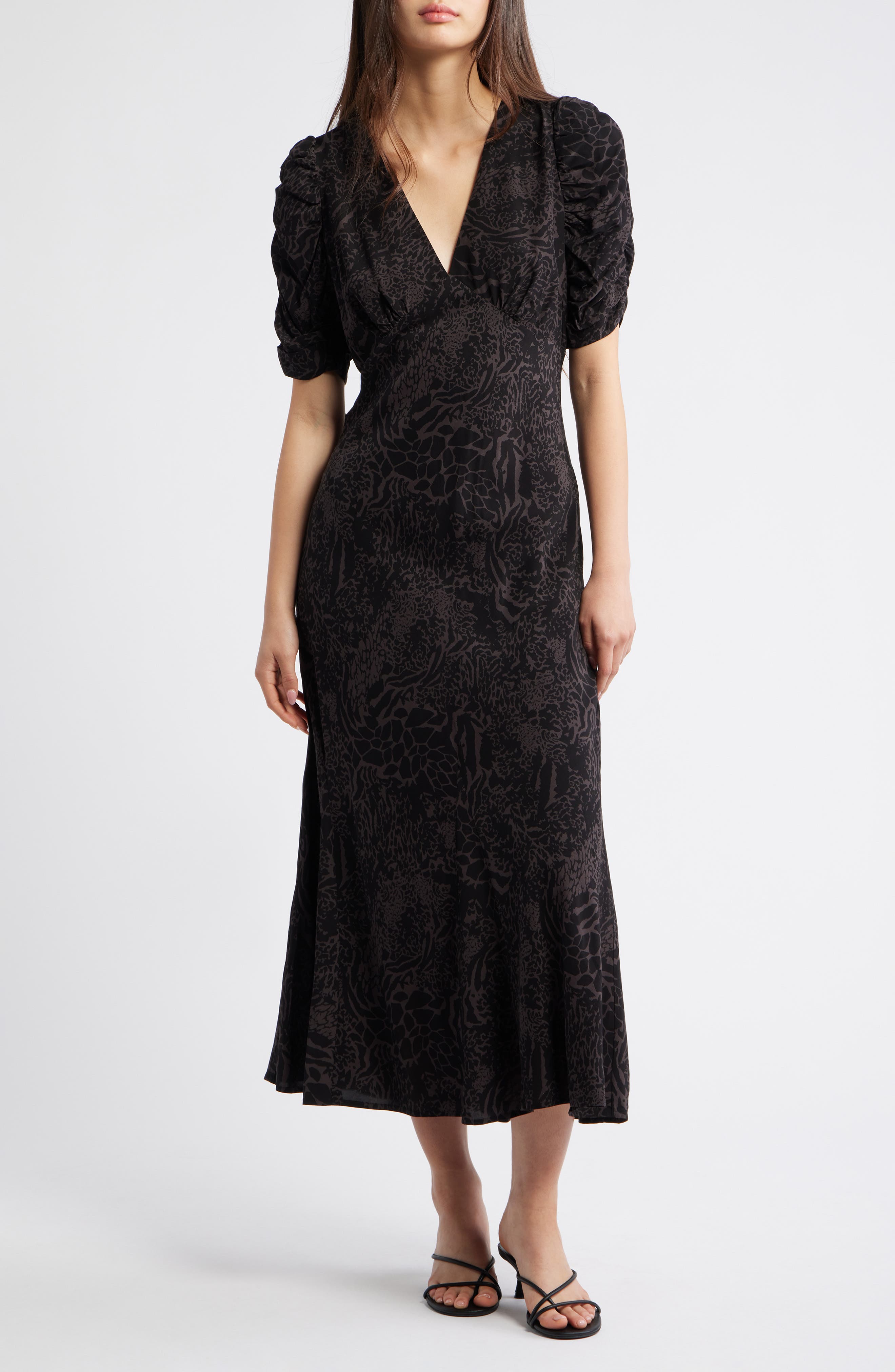 Rails Zariah Mixed Animal Print Midi Dress