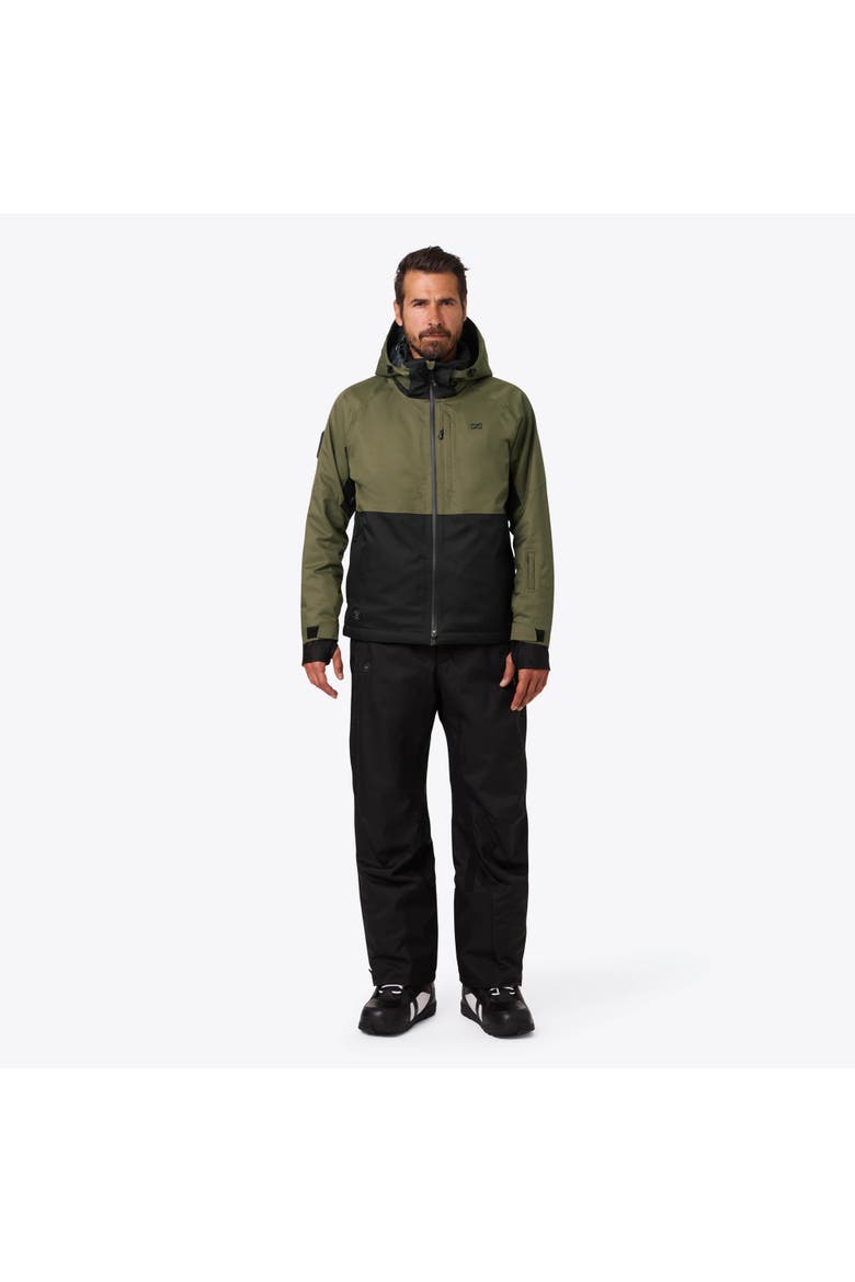 Denali Men's Heated Waterproof Snow Jacket, Alternate, color, Olive
