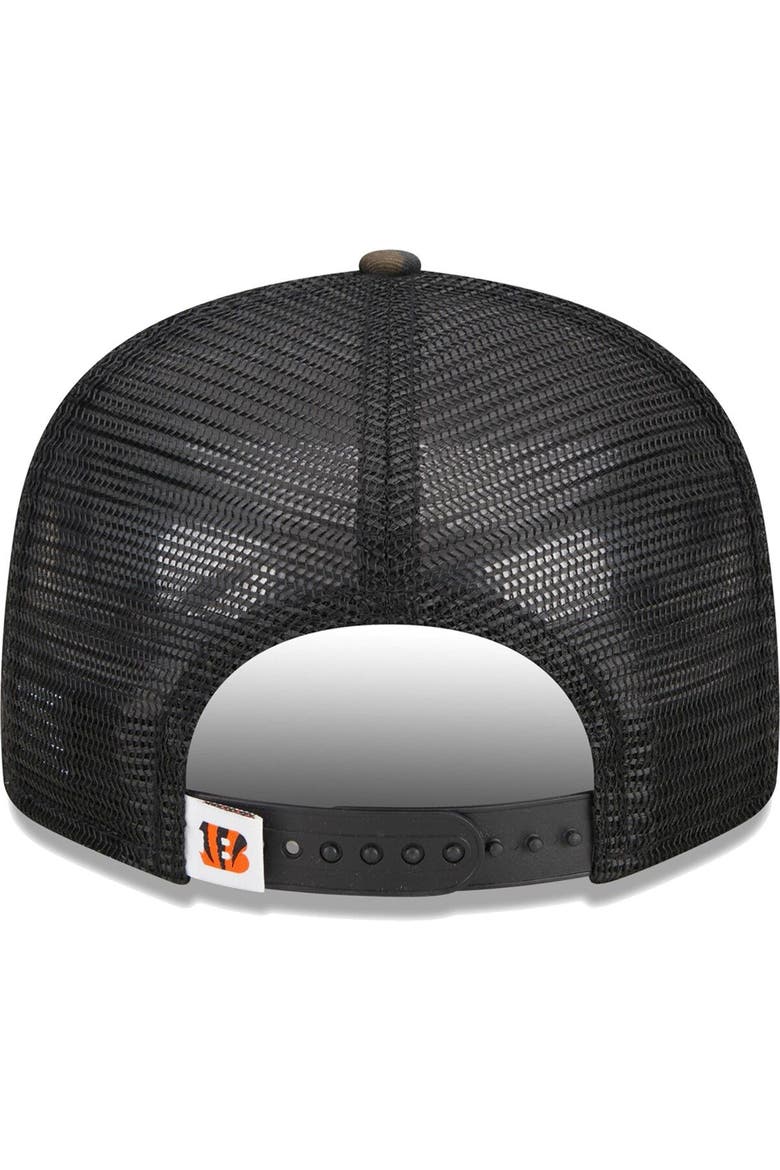 Men's New Era Camo Cincinnati Bengals  Main Trucker 9FIFTY Snapback Hat, Alternate, color, Camo