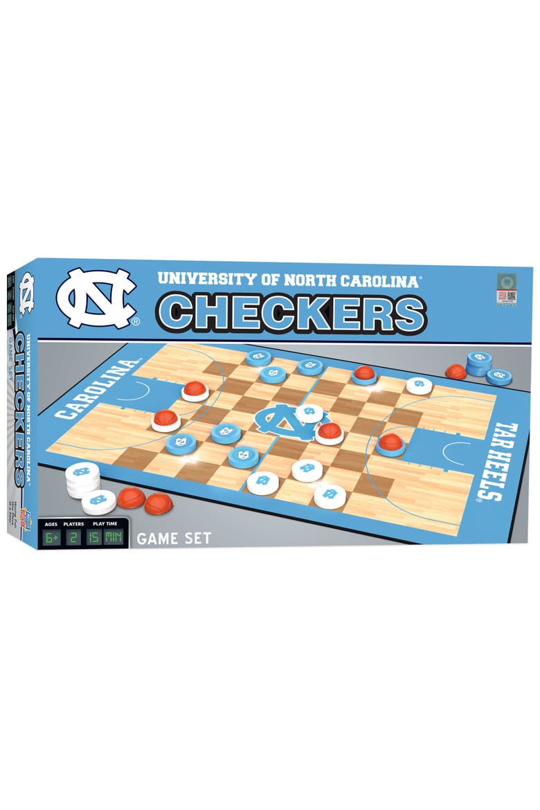 UNC Tar Heels Checkers Board Game, Main, color, Multicolor