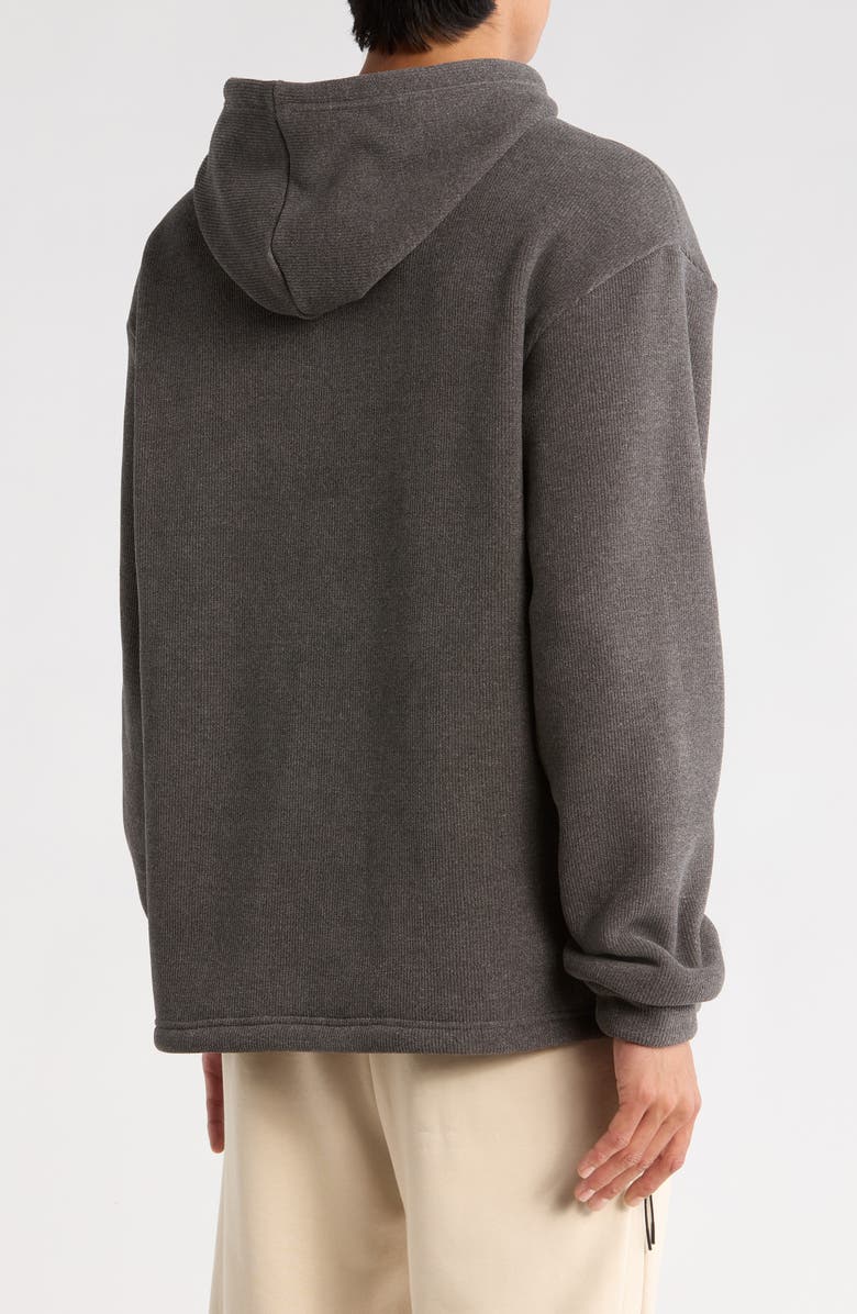 FLEECE FACTORY Plush Fleece Lined Hoodie, Alternate, color, Charcoal