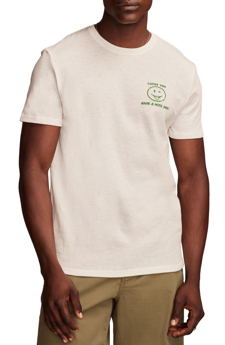 Lucky Brand Lucky You Cotton Graphic T-Shirt, Main, color, 