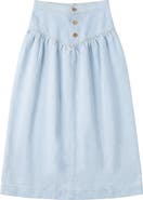FYI Girls Long V-Yoke Denim Skirt
