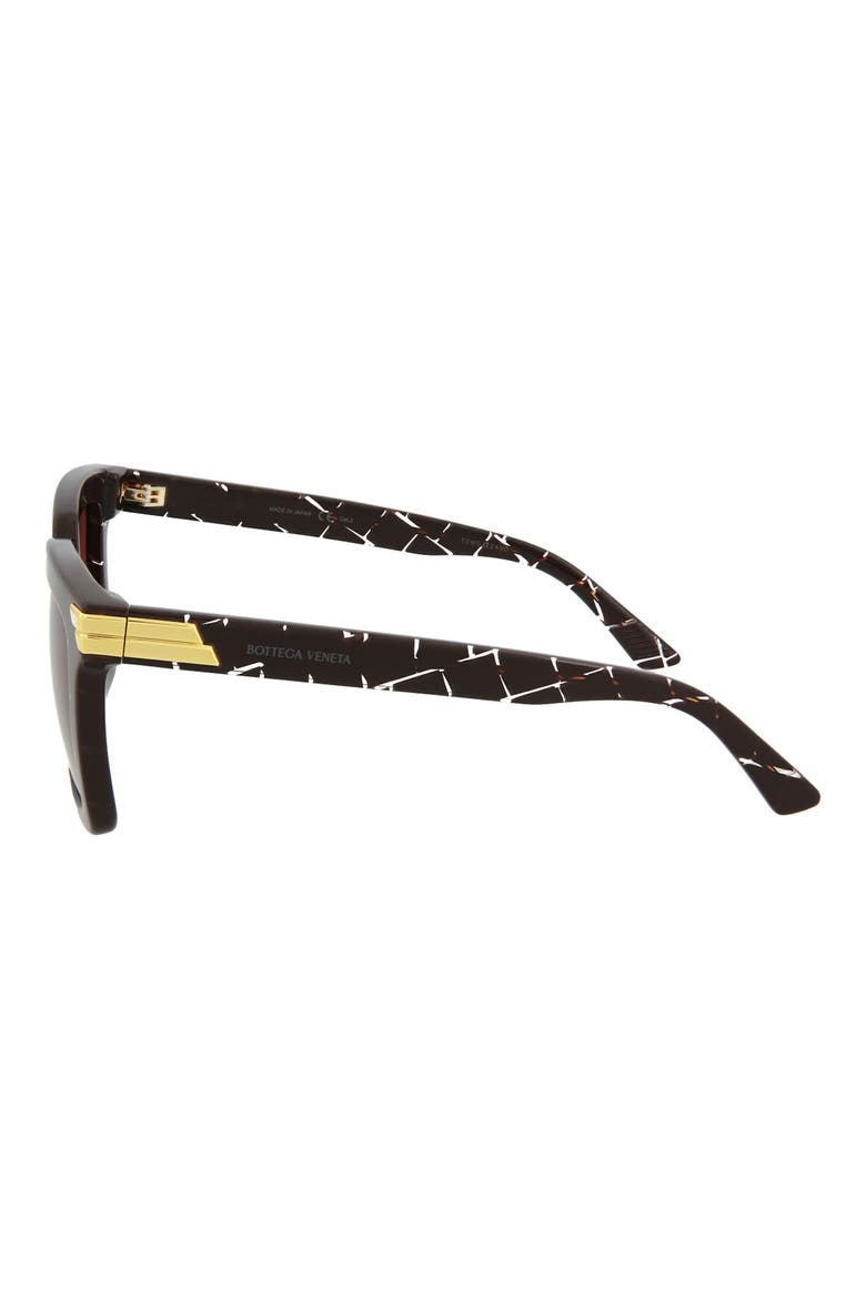 53mm Square Sunglasses, Alternate, color, BURGUNDY BURGUNDY PINK