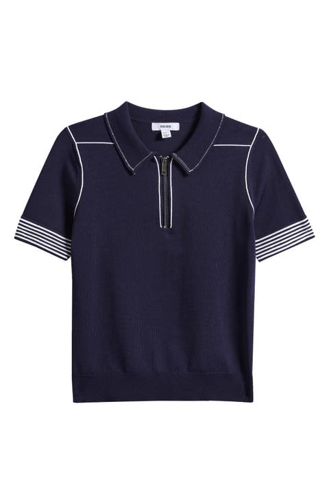 Kids' Whorlton Quarter Zip Polo Sweater (Big Kid)