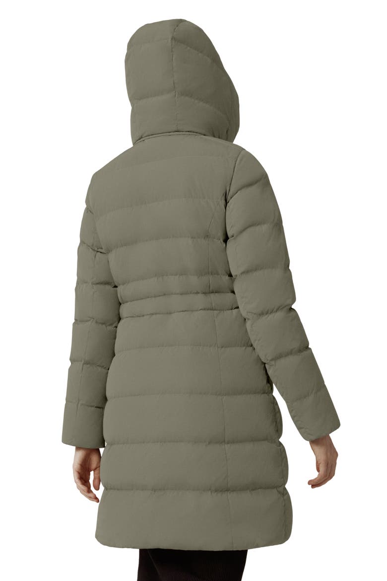 Aurora Water Repellent Hooded 750 Fill Power Down Parka, Alternate, color, SAGEBRUSH