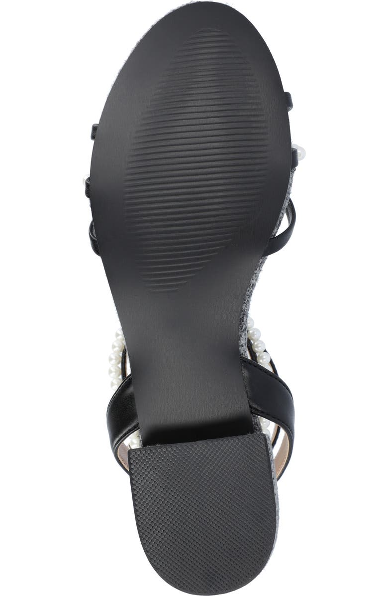 Journee Collection Tulsi Pearly Beaded Sandal, Alternate, color,
