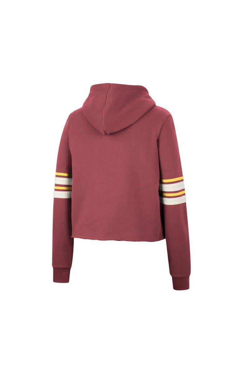 COLOSSEUM Women's Colosseum Cardinal USC Trojans Retro Cropped Pullover Hoodie, Alternate, color,