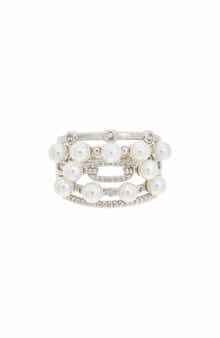 Juvell Faux Pearl Ring