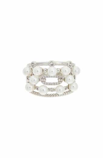 Faux Pearl Ring