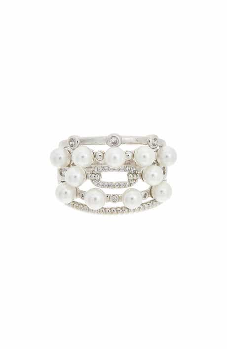 Juvell Faux Pearl Ring
