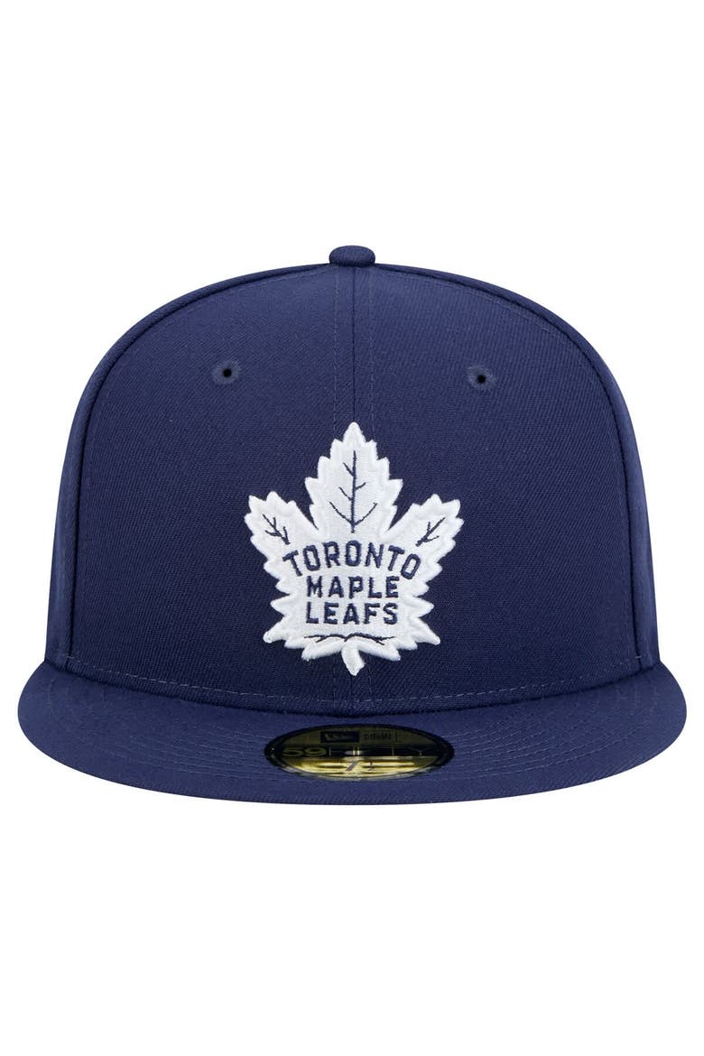 Men's New Era Navy Toronto Maple Leafs Core 59FIFTY Fitted Hat, Alternate, color, Navy