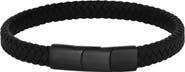 GEOFFREY BEENE Men's Woven Leather Bracelet