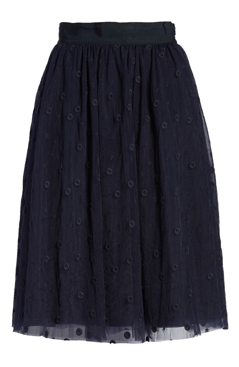 1901 Embroidered Tulle Skirt, Alternate, color,