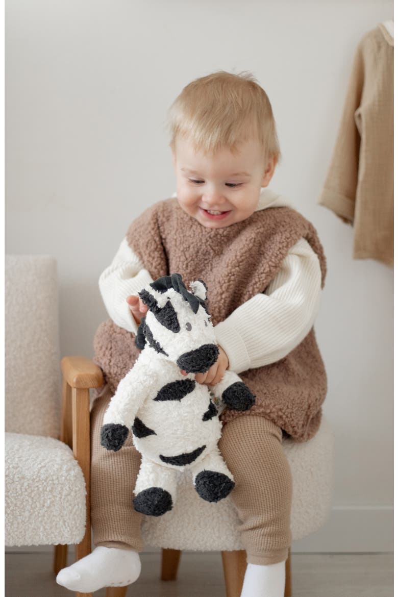 Zibby the Zebra Organic Cotton Plush Toy, Alternate, color, NO COLOR
