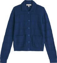 Seasalt Cornwall Nut Lane Collared Organic Cotton Cardigan