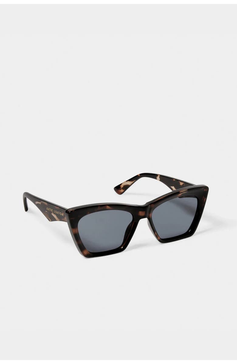 Katie Loxton Morocco Sunglasses in Dark Tortoiseshell, Alternate, color, Tortoiseshell