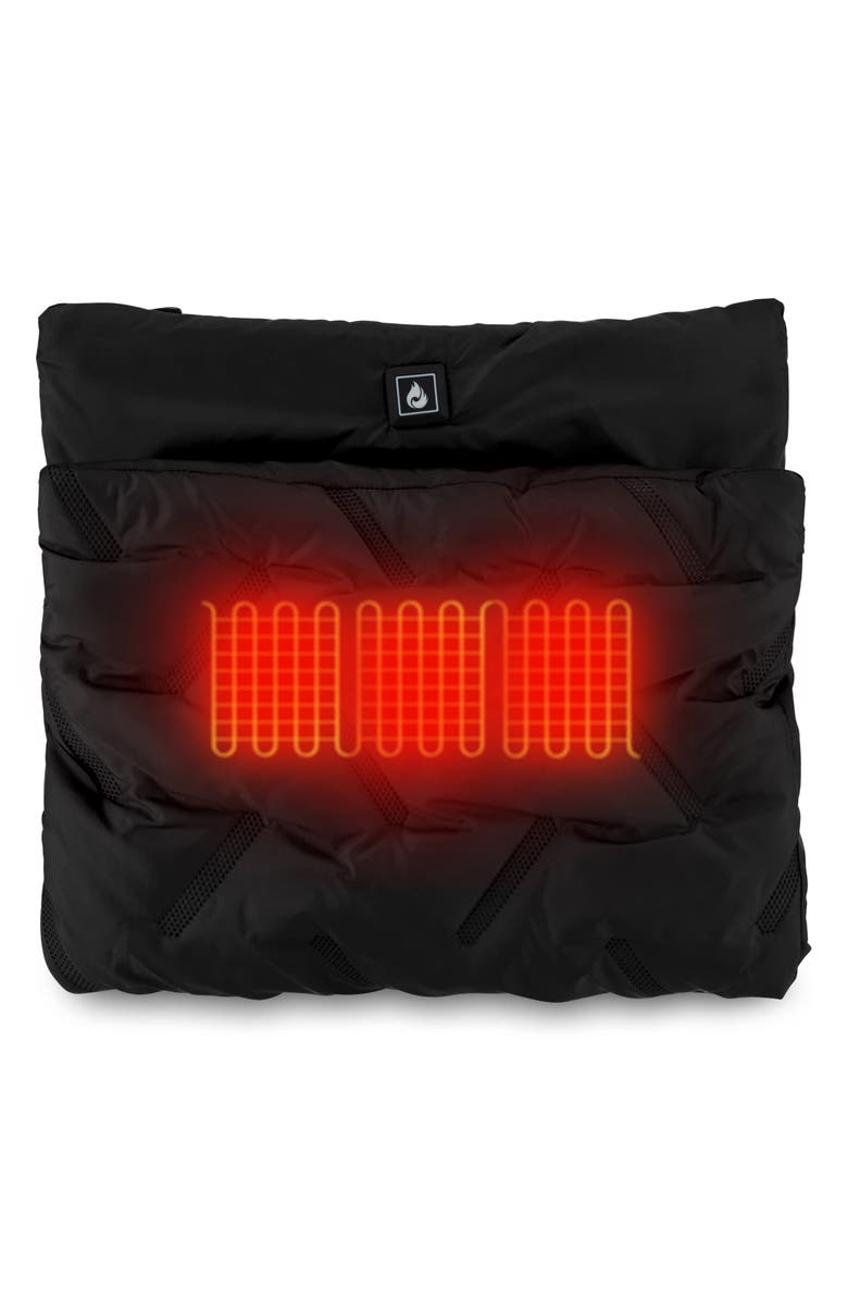 HELIOS THE HEATED COAT Hand Warming Pouch, Main, color, Black