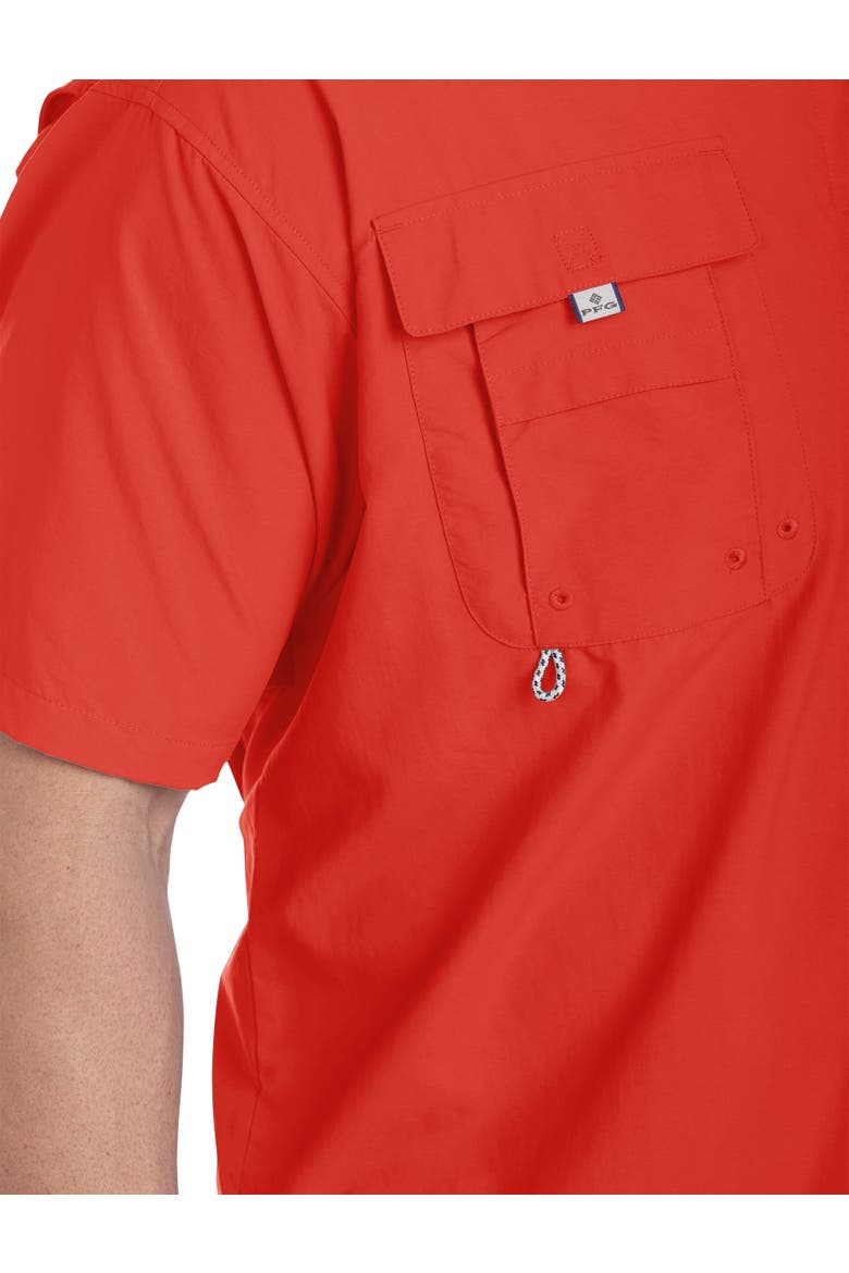 Big & Tall PFG Bahama II Short-Sleeve Sport Shirt, Alternate, color, RED SPARK