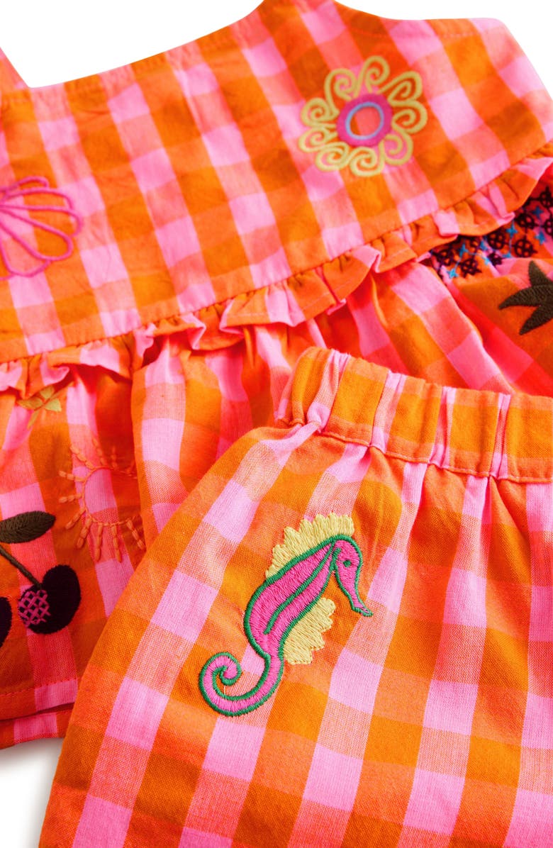NEXT Kids' Gingham Top & Shorts Set, Alternate, color, 
