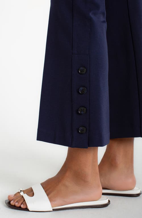 Liverpool Los Angeles Stella Pull-on Kick Flare Ponte Pants In Blue