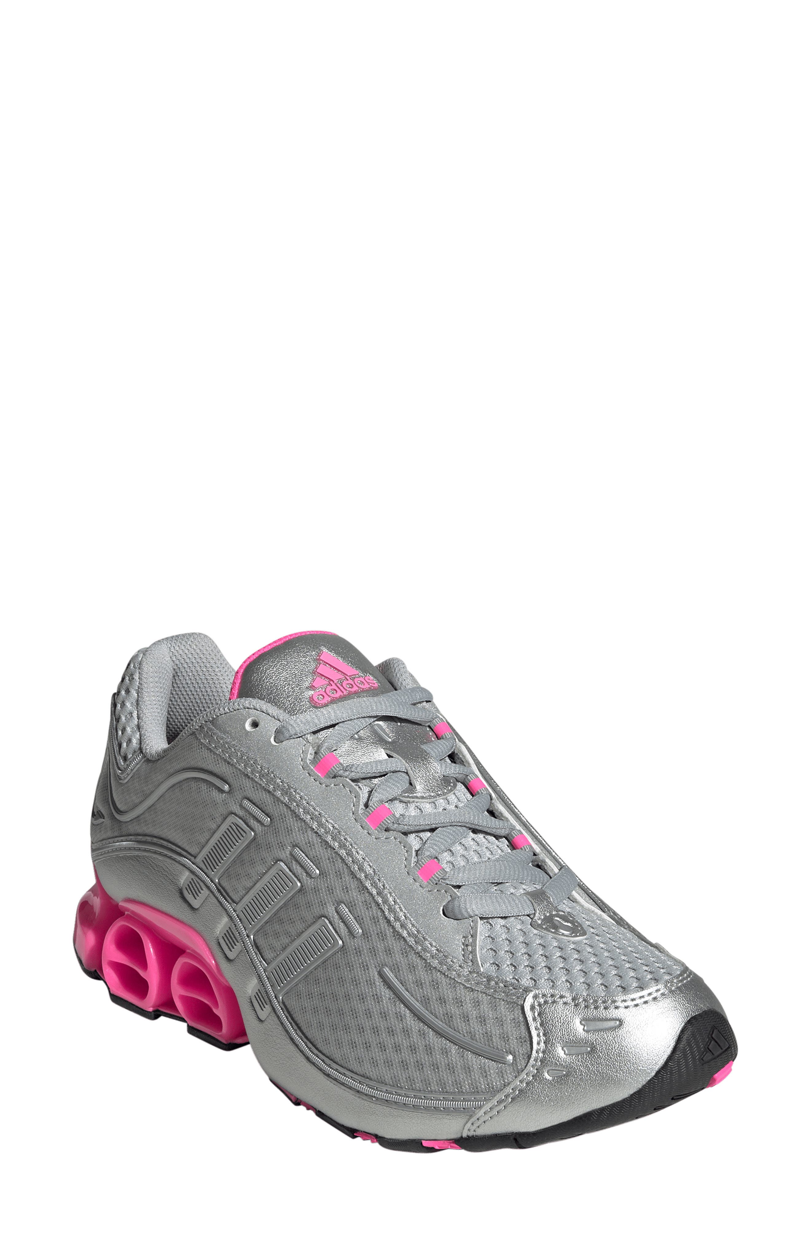 Adifom Megaride 01 Sneaker, Main, color, SILVER METALLIC/ LUCID PINK