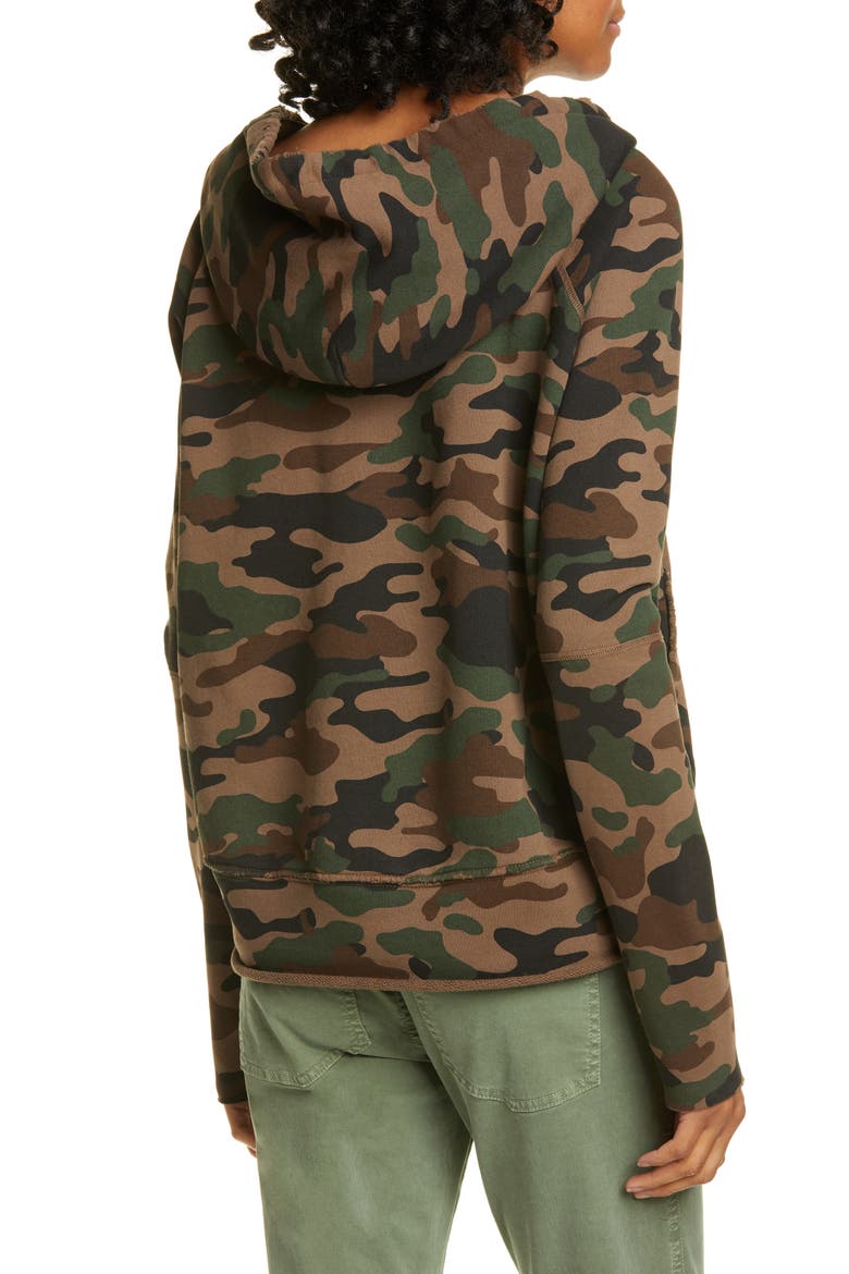 Janie Leopard Print Hoodie, Alternate, color, BROWN CAMOUFLAGE