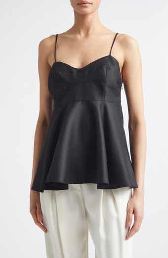 Bustier Peplum Top