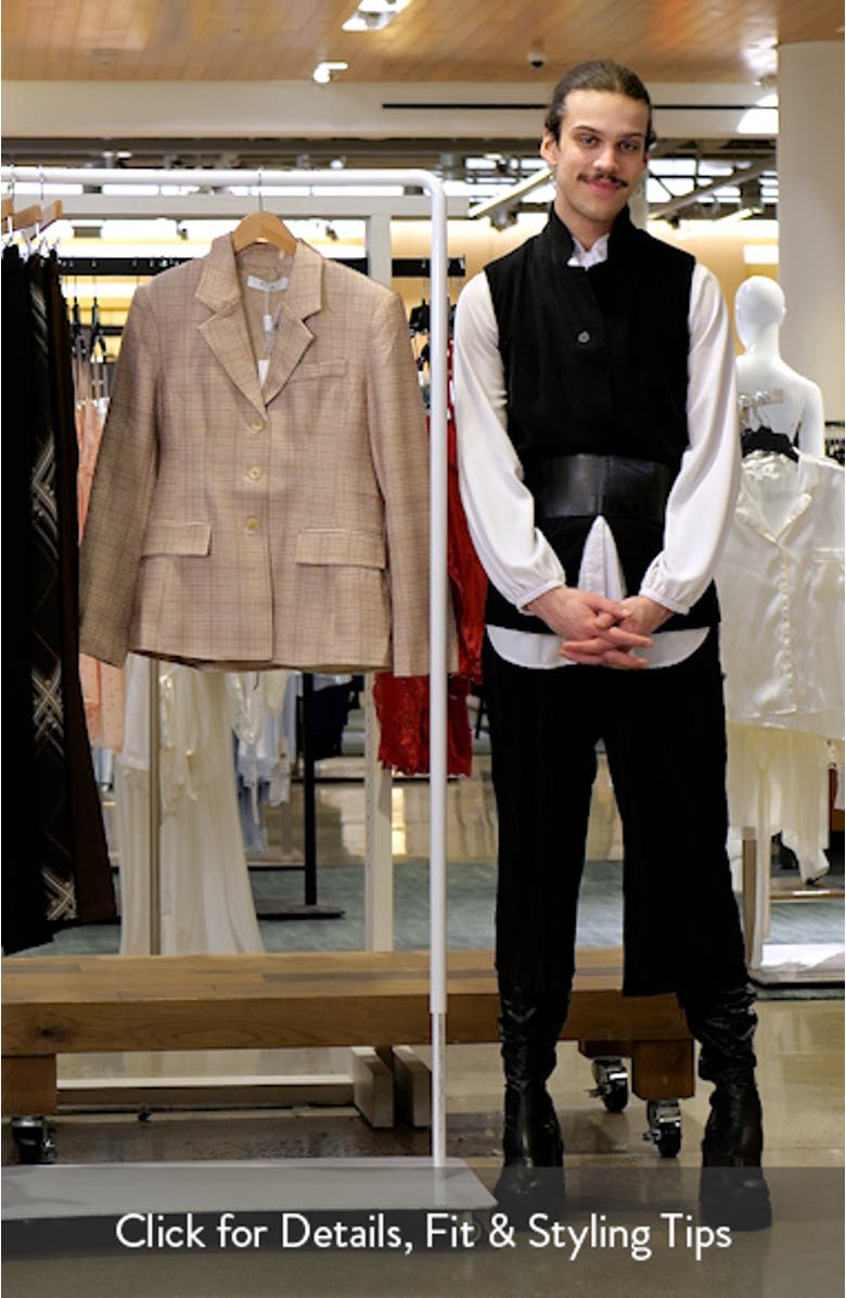 Valor Plaid Blazer, sales video thumbnail