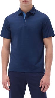 Bugatchi Vincent OoohCotton® Double Knit Solid Polo