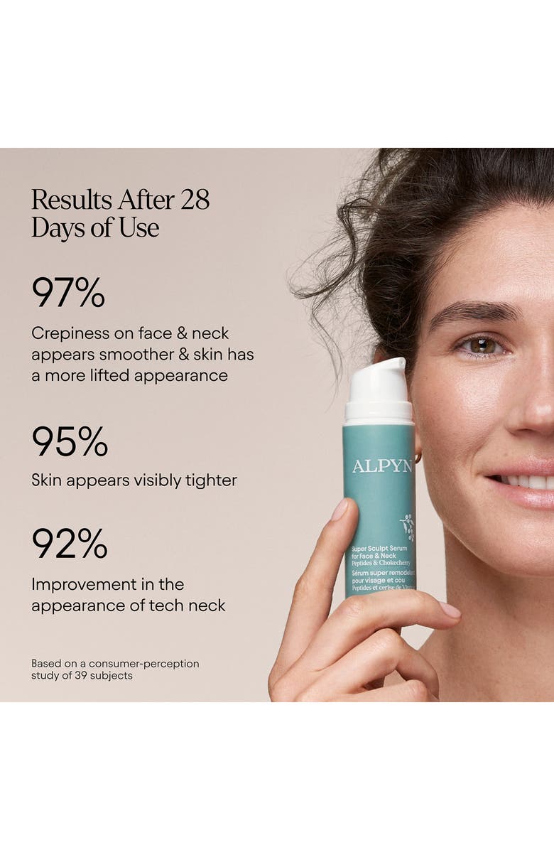 Alpyn Super Sculpt Serum for Face & Neck with Tri-Peptide Firming Complex, Alternate, color, 