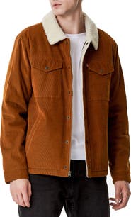 Levi's® Corduroy Faux Shearling Lined Trucker Jacket