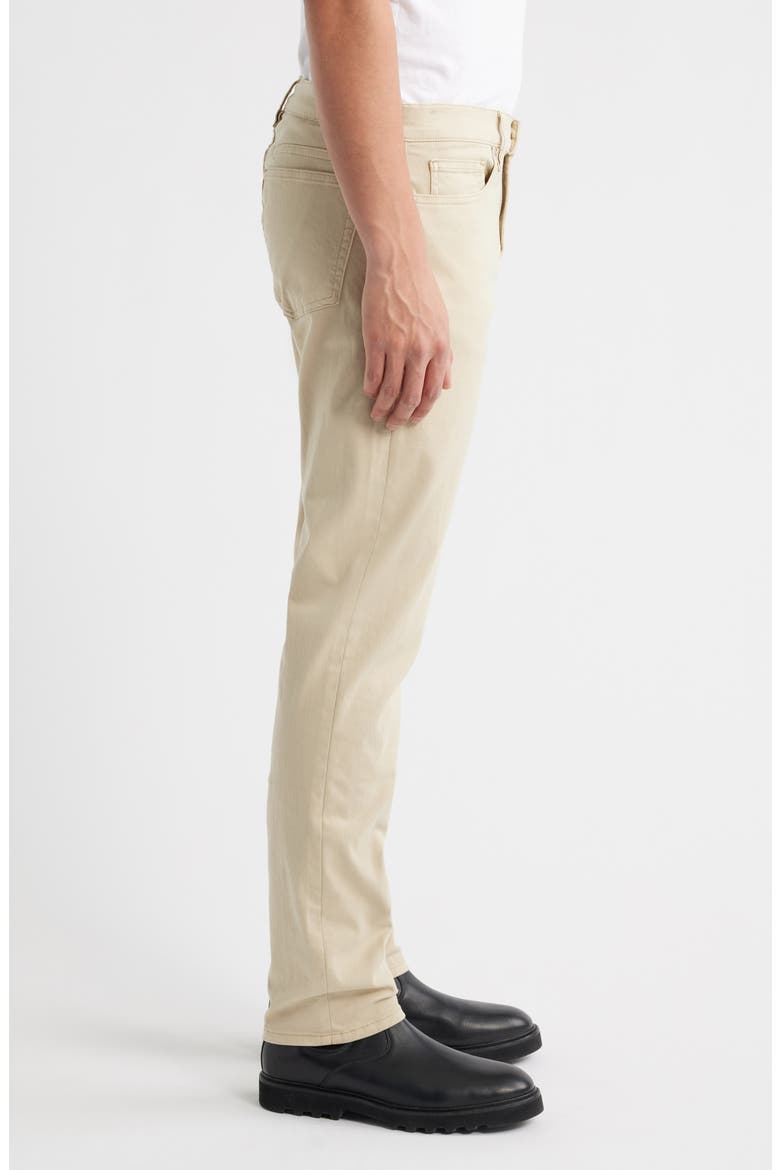 L'Homme Slim Fit Five-Pocket Twill Pants, Alternate, color, KHAKI