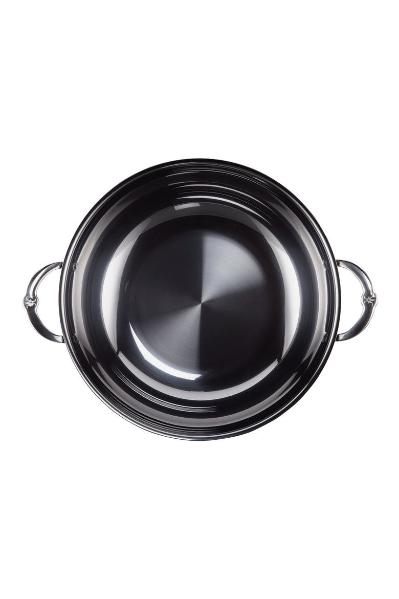 NanoBond 14-Inch Wok with Lid, Alternate, color, STAINLESS STEEL