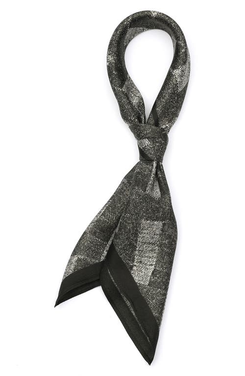 Shop Kurt Geiger London Denim Print Silk Bandana