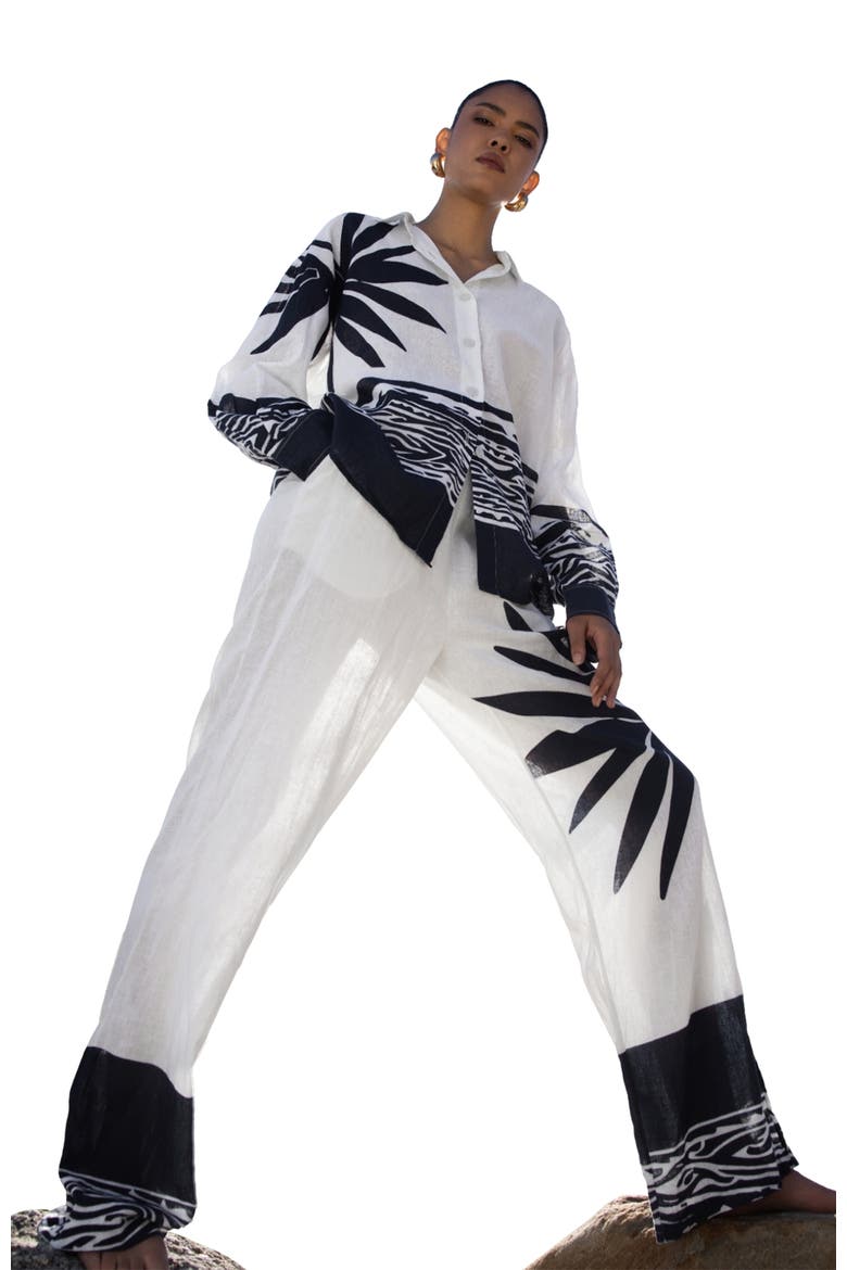 Tova Pants, Alternate, color, Baya Navy